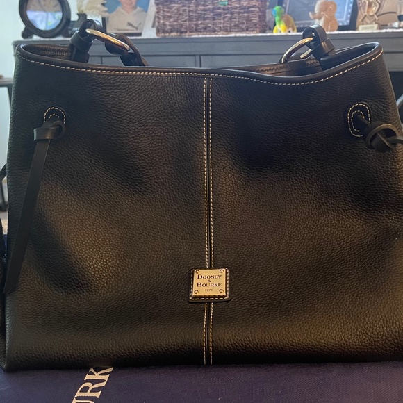 Dooney & Bourke Handbags - Dooney & Bourke pebble leather Maurizia Twist Strap Hobo